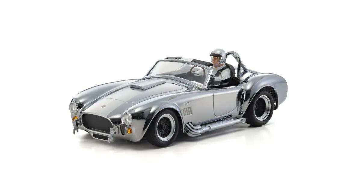 Kyosho First Mini-Z 1:28 Shelby Cobra 427 S/C Chrome (K.66610C)