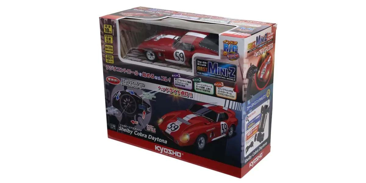 Kyosho First Mini-Z 1:28 Shelby Cobra Daytona No.59 Red (K.66611A)