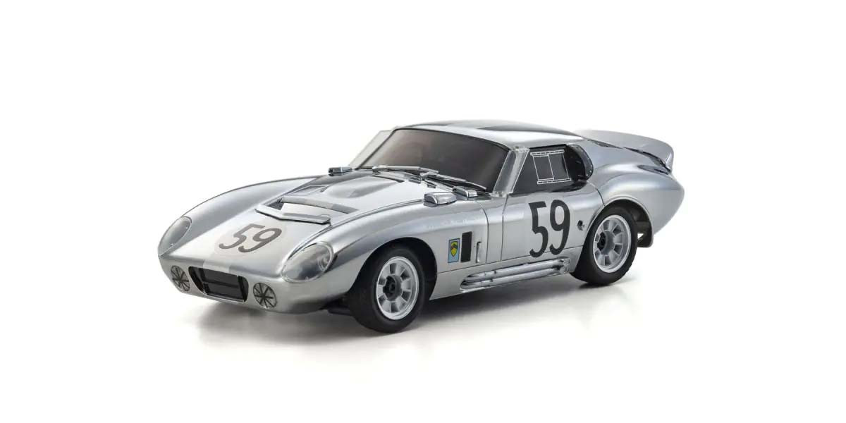 Kyosho First Mini-Z 1:28 Shelby Cobra Daytona Chrome (K.66611C)