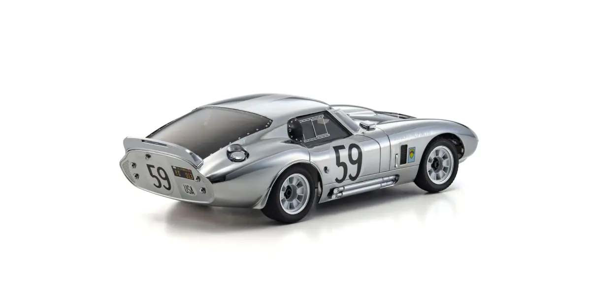 Kyosho First Mini-Z 1:28 Shelby Cobra Daytona Chrome (K.66611C)