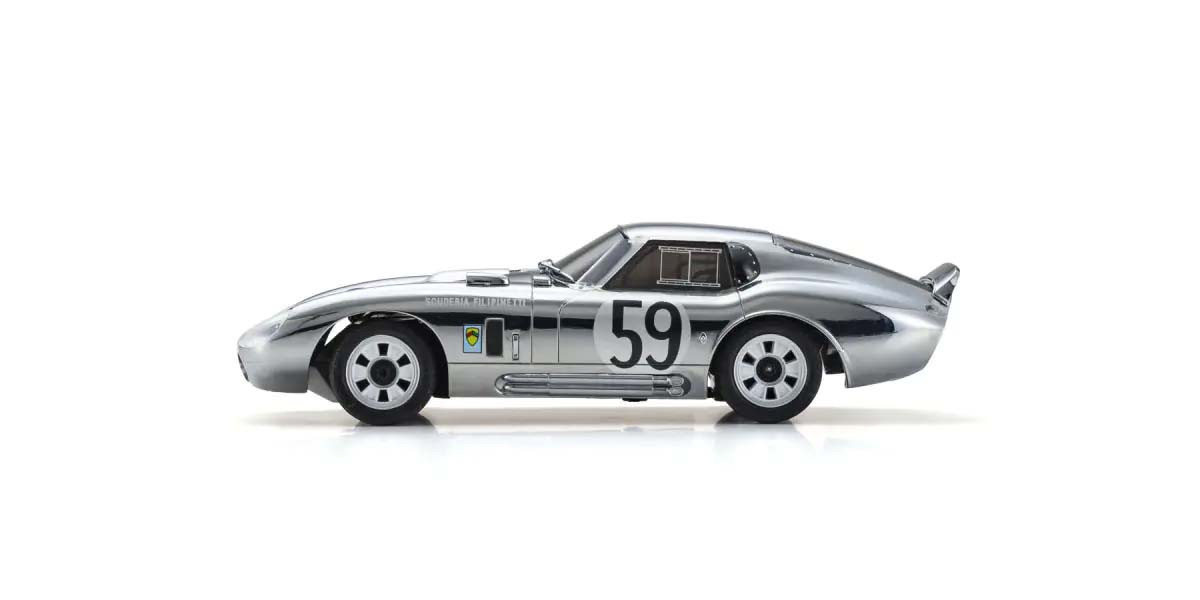Kyosho First Mini-Z 1:28 Shelby Cobra Daytona Chrome (K.66611C)