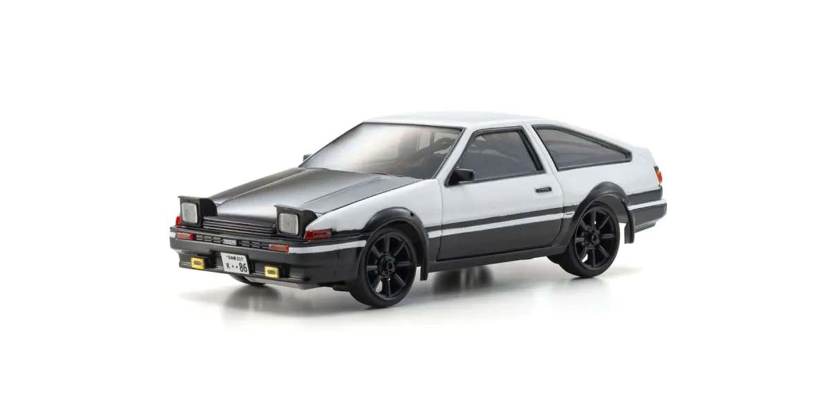 Kyosho First Mini-Z 1:28 Toyota Sprinter Trueno AE86 WH/BK (K.66612A)