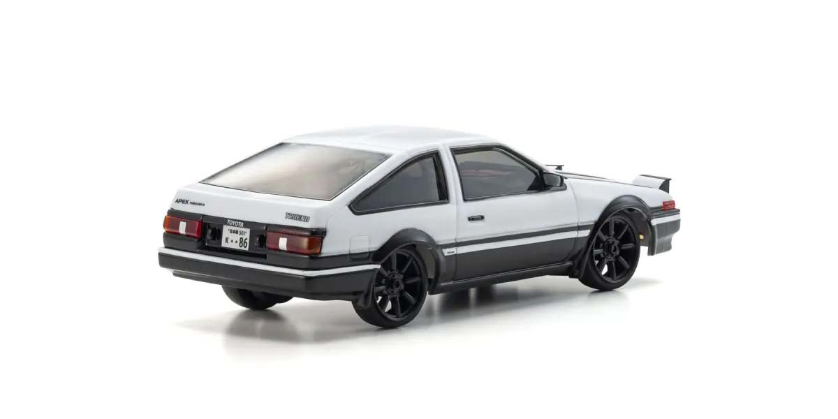 Kyosho First Mini-Z 1:28 Toyota Sprinter Trueno AE86 WH/BK (K.66612A)