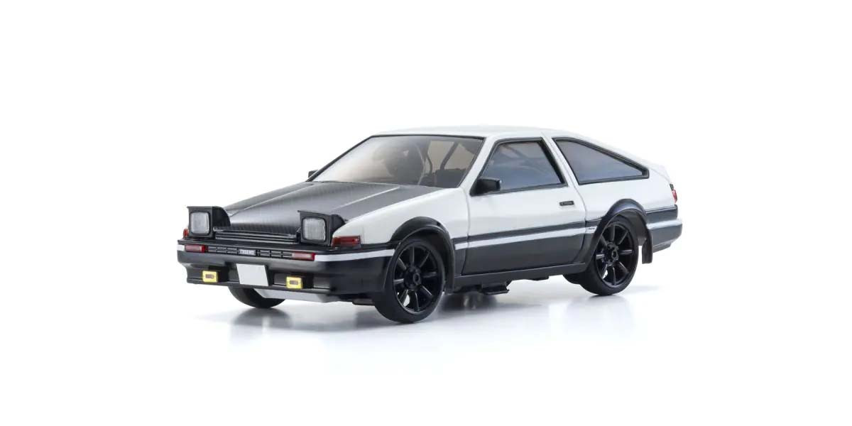 Kyosho First Mini-Z 1:28 Initial-D Sprinter Trueno AE86 WH/BK Carbon (K.66617A)
