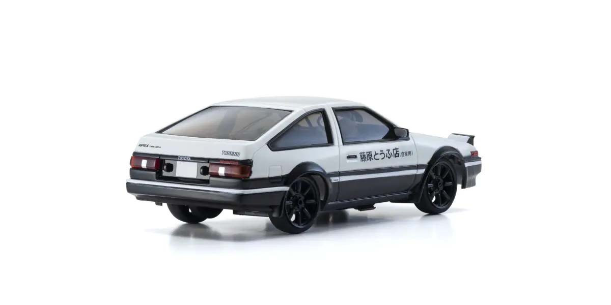 Kyosho First Mini-Z 1:28 Initial-D Sprinter Trueno AE86 WH/BK Carbon (K.66617A)