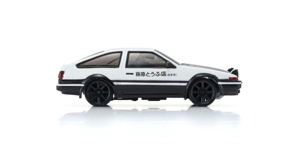 Kyosho First Mini-Z 1:28 Initial-D Sprinter Trueno AE86 WH/BK Carbon (K.66617A)