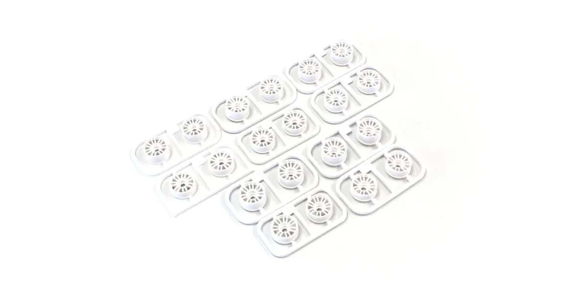 Kyosho Wheels Set Mini-Z MR03 Multi-Offset RAYS RE30 White (K.MZH131WB)