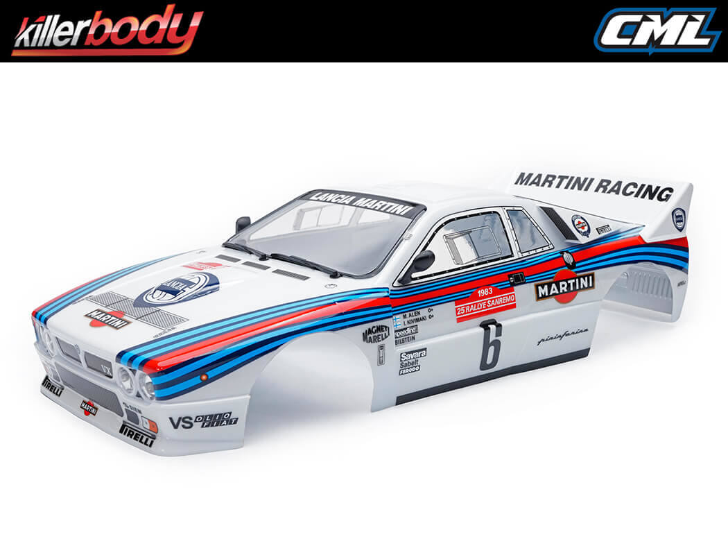 Killerbody Lancia 037 190mm Finished Body Rally Group B (KB48840)