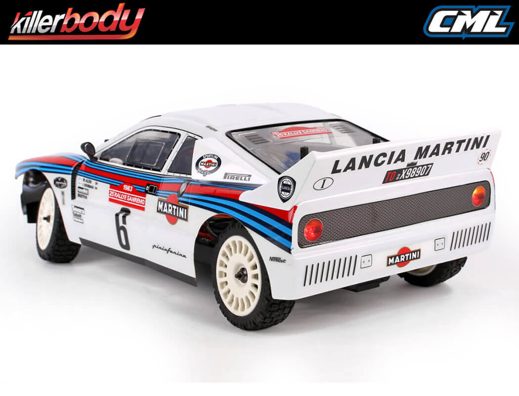 Killerbody Lancia 037 190mm Finished Body Rally Group B (KB48840)
