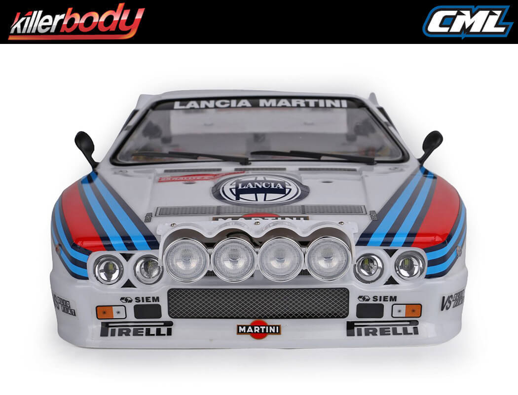 Killerbody Lancia 037 190mm Finished Body Rally Group B (KB48840)
