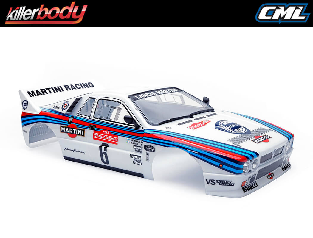 Killerbody Lancia 037 190mm Finished Body Rally Group B (KB48840)