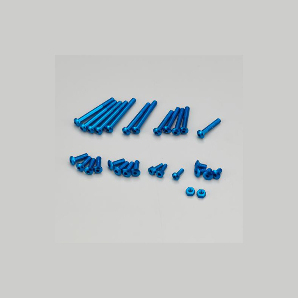 KO PROPO Alloy Screw Set EX-RR/EX2/LDT/NEXT Blue (KO10674)