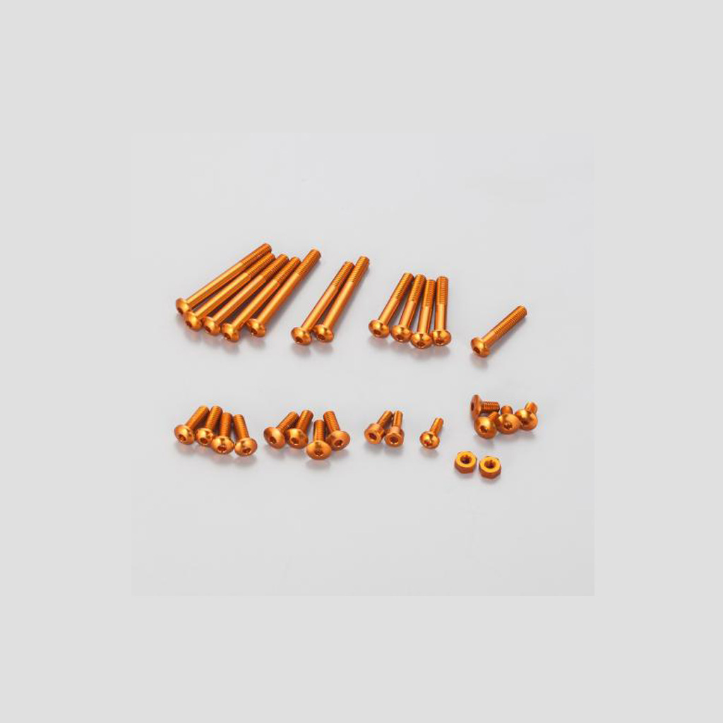 KO PROPO Alloy Screw Set EX-RR/EX2/LDT/NEXT Orange (KO10676)