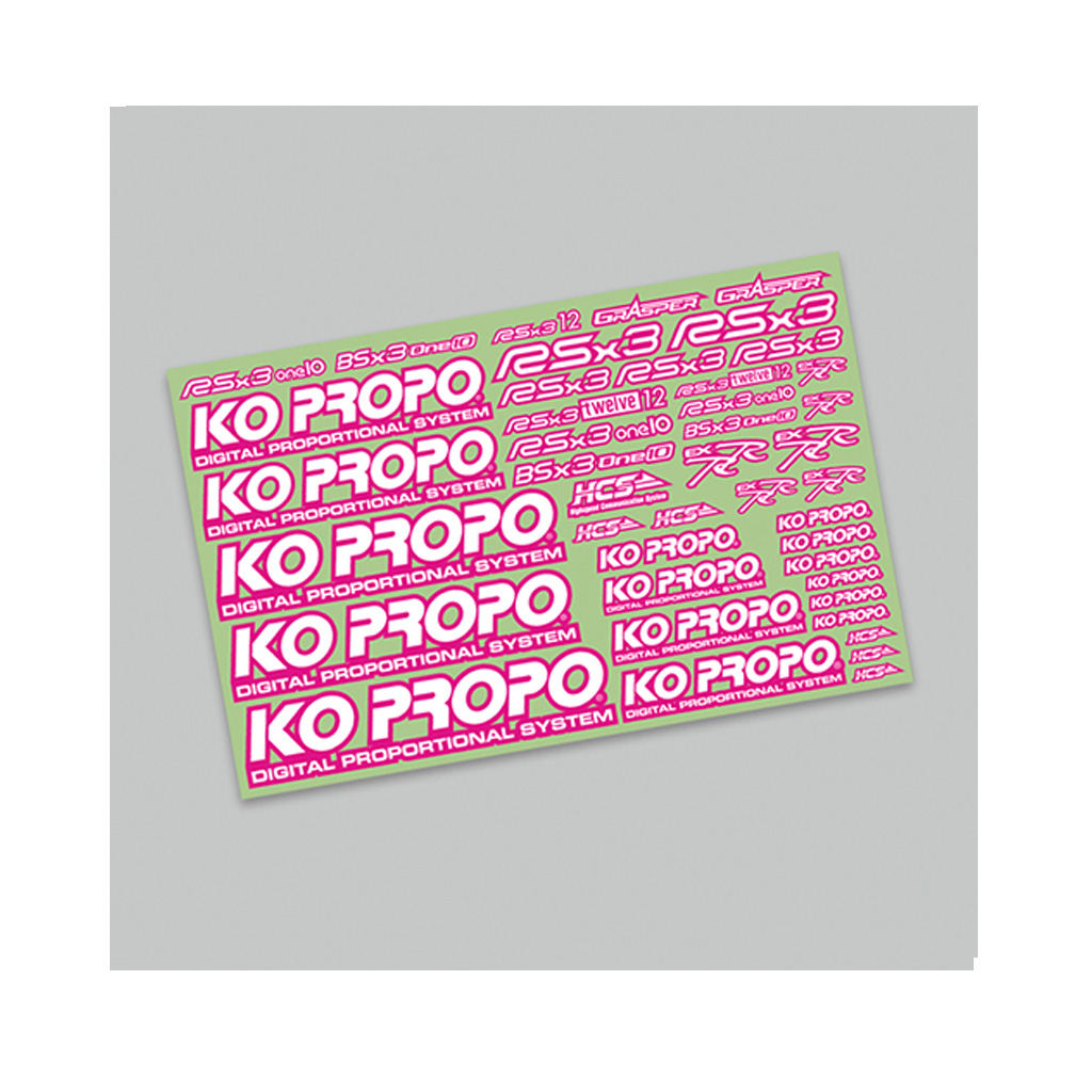KO PROPO Decal Pink (KO79070)
