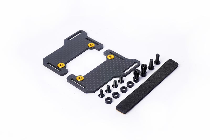 Koswork Koswork 2.0mm Shorty Battery Mount Set for Kyosho Optima Mid (KOS04323)