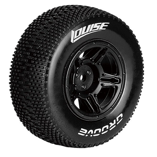 Louise RC SC-Groove 1:10 Rr Soft Slash Rr , Slash 4x4 F/R Black (L-T3146SBTR)