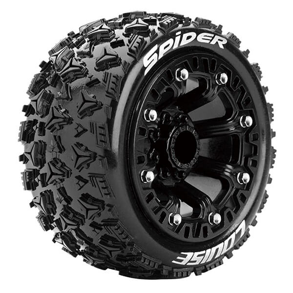 Louise RC ST-Spider 1:16 Soft Black Trx 1:16 E-Revo Fr &amp; R (L-T3200SB)