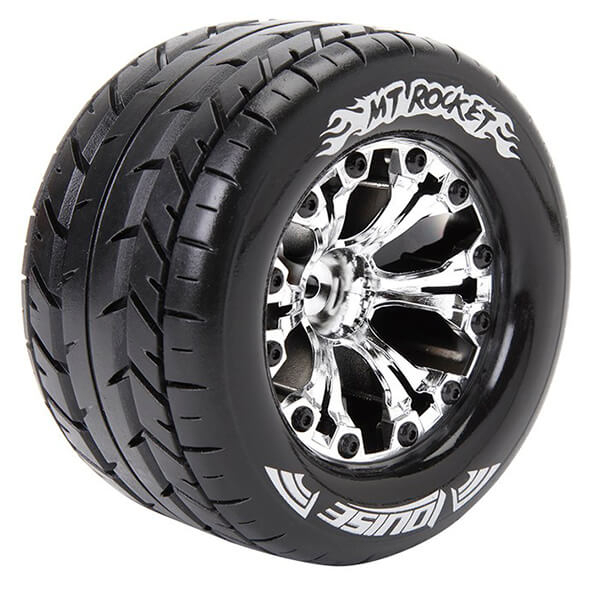 Louise RC MT-Rocket 1:10 Soft Hex 14mm Black Chrome Arrma Granite (L-T3201SBCM)