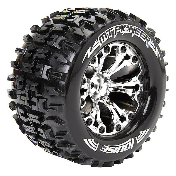 Louise RC MT-Pioneer 1:10 Soft Hex 14mm Black Chrome Arrma (L-T3202SBCM)