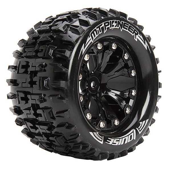 Louise RC MT-Pioneer 14mm Hex Black Arrma Granite (L-T3202SBM)