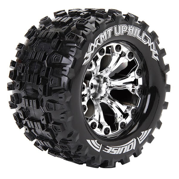 Louise RC MT-Uphill 1:10 Soft Hex 14mm Black Chrome Arrma Granite (L-T3204SBCM)