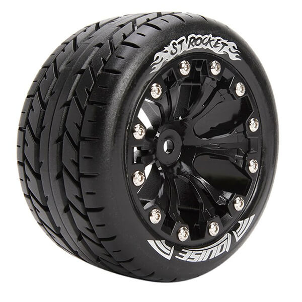 Louise RC ST-Rocket 1:10 Soft 0 Offset Black EP Stampede 2 (L-T3208SB)