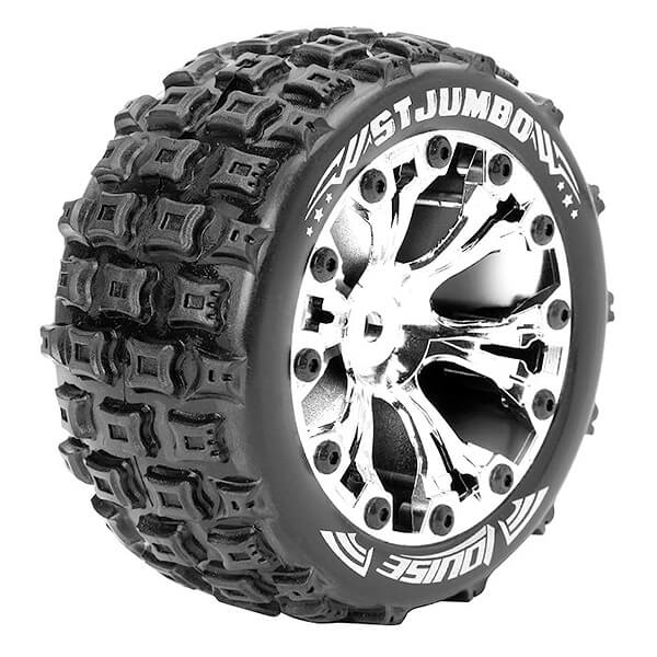Louise RC ST-Jumbo 1:10 Soft 0 Offset Chrome EP Stampede 2W (L-T3210SC)
