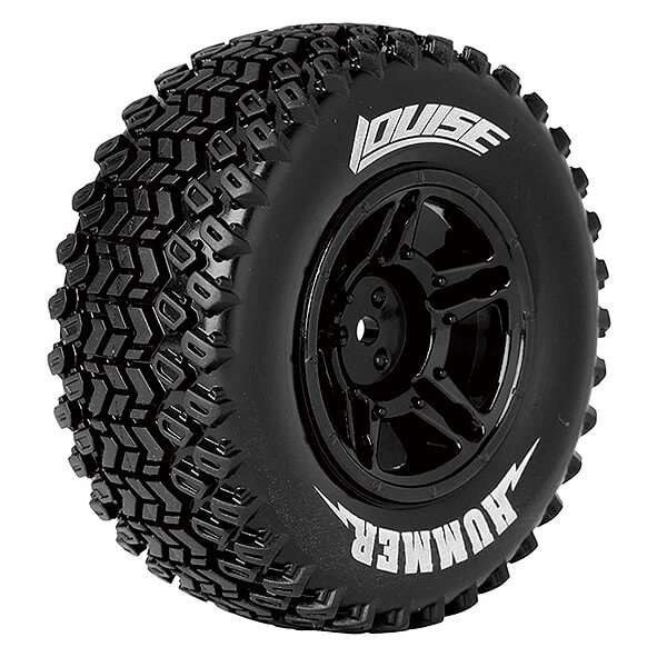 Louise RC SC-Hummer 1:10 Fr/Rr Soft Arrma Senton 6S Hex 17 Black (L-T3224SBM)