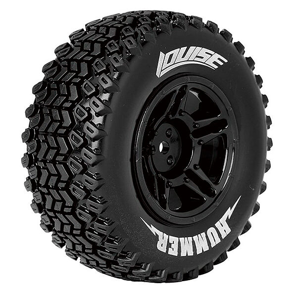 Louise RC SC-Hummer 1:10 Rr Soft Slash Rr , Slash 4x4 F/R Black (L-T3224SBTR)