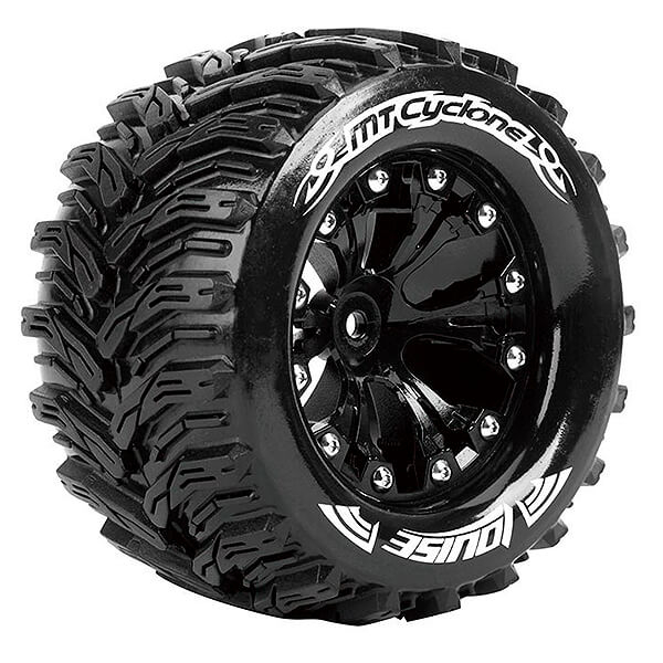 Louise RC MT-Cyclone 1:10 Soft 0 Offset Black EP Stampede (L-T3226SB)