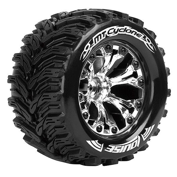 Louise RC MT-Cyclone 1:10 Soft 0 Offset Chrome EP Stampede (L-T3226SC)