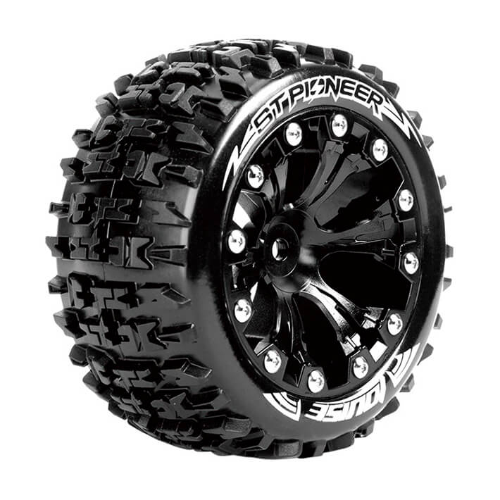 Louise RC ST-Pioneer 1:10 Soft Hex 14mm Black Arrma Granite (L-T3227SBM)