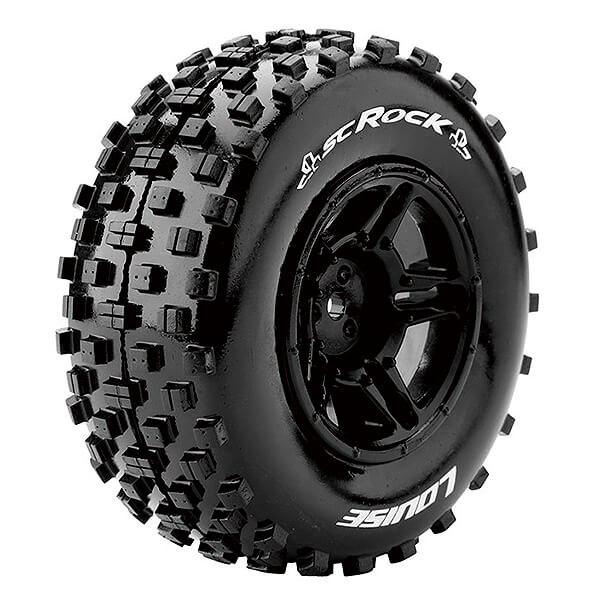 Louise RC SC-Rock 1:10 Rr Soft Slash Rr, Slash 4x4 F/R Black (L-T3229SBTR)