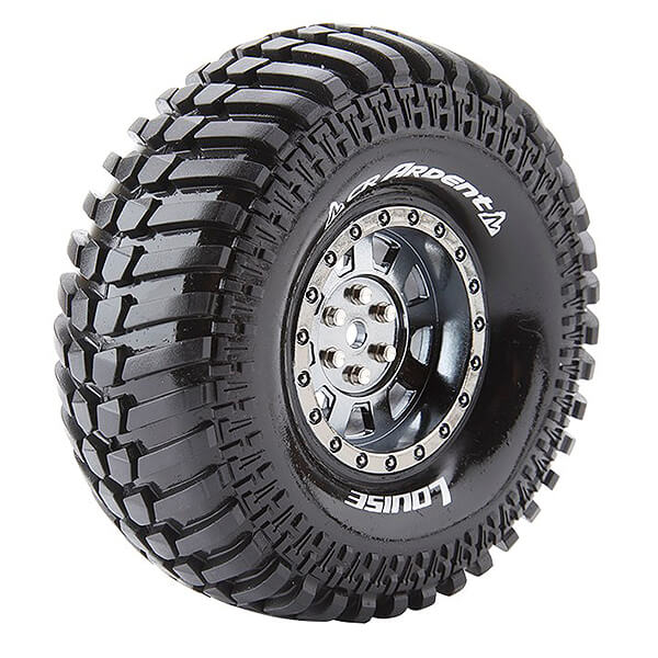 Louise RC CR-Ardent 1:10 Supe Rsoft Black Chrome Hex 12mm (L-T3232VBC)
