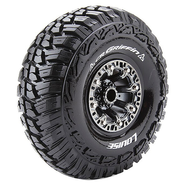 Louise RC CR-Griffin 1:10 Su Persoft Black Chrome Hex 12mm (L-T3235VBC)