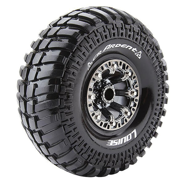 Louise RC CR-Ardent 1:10 Supe Rsoft Black Chrome Hex 12mm (L-T3237VBC)