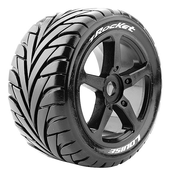 Louise RC T-Rocket 1:8 Fr/Rr Soft 0 Offset Black (L-T3250SB)