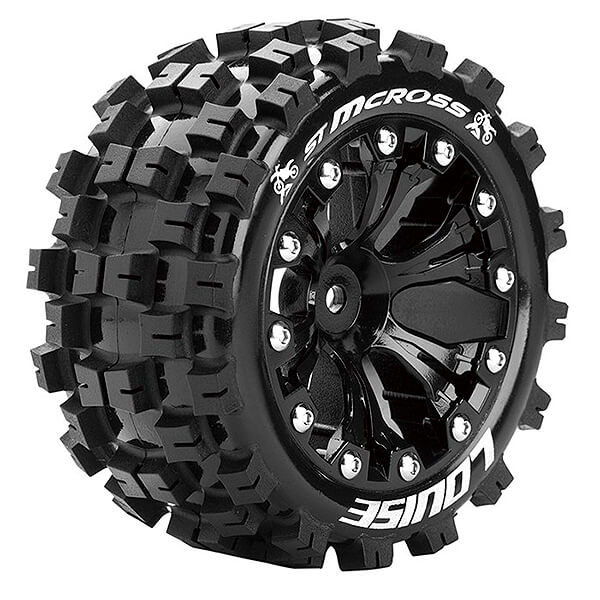 Louise RC ST-MCRoss 1:10 Soft 0 Offset Black EP Stampede (L-T3272SB)