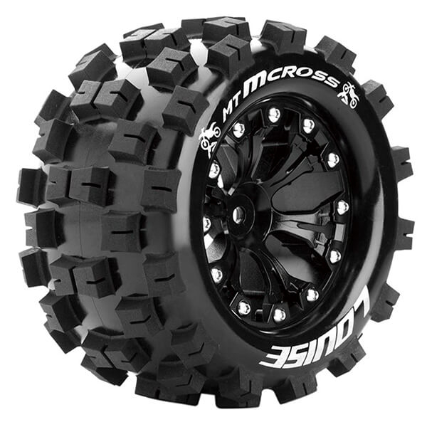 Louise RC MT-MCRoss 1:10 Soft 0 Offset Black EP Stampede 2 (L-T3274SB)