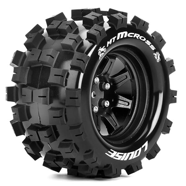 Louise RC MT-MCRoss 1:10 Soft Hex 14mm Black Arrma Granite (L-T3274SBM)