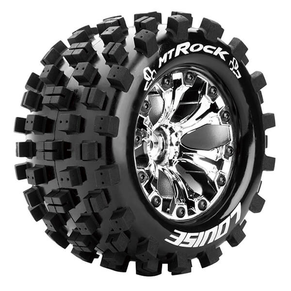 Louise RC MT-Rock 1:10 Soft 0 Offset Chrome EP Stampede 2wd (L-T3275SC)
