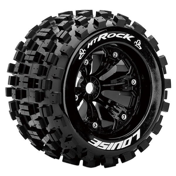 Louise RC MT-Rock 1:8 Sport 1 /2 Offset Black EP E-Revo Fr &amp; (L-T3277BH)