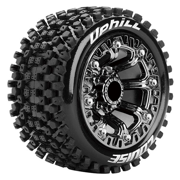 Louise RC ST-Uphill 1:16 Soft Spoke Black Chrome Trx 1:16 E (L-T3279SBC)