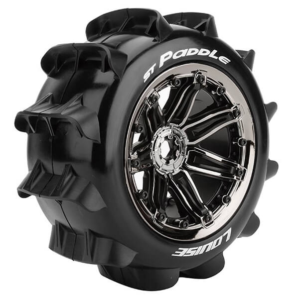 Louise RC ST-Paddle 1:8 Sport Black Chrome E-Revo Fr &amp; Rr (L-T3290BC)