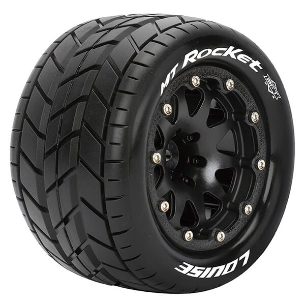 Louise RC MT-Rocket 1:10 Soft Bead-Lock/0 Offset Hex 12mm Black (L-T3307SB)