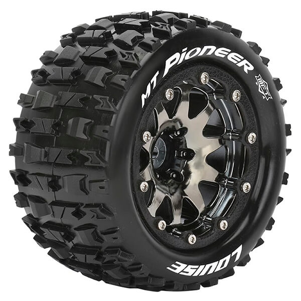 Louise RC MT-Pioneer 1:10 Soft Hex 14mm Black Arrma Granite Black (L-T3308SBM)