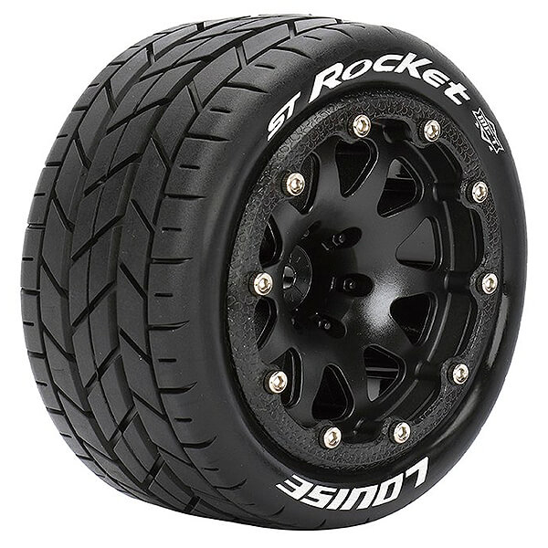 Louise RC ST-Rocket 1:10 Soft Hex 14mm Black Arrma Granite Black (L-T3311SBM)
