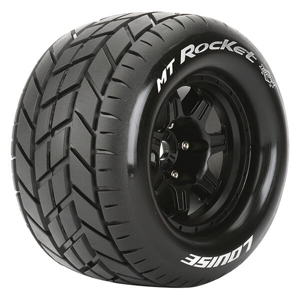 Louise RC MT-Rocket 1:8 Sport 1/2&quot; Offset Hex 17mm Black (L-T3320BH)