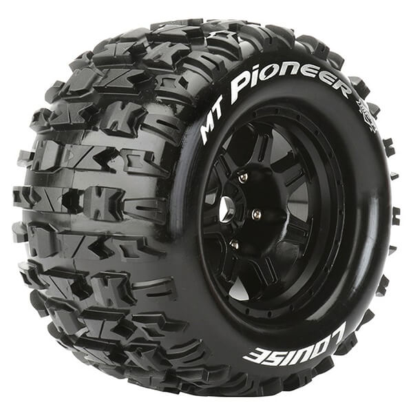 Louise RC MT-Pioneer 1:8 Sport 1/2&quot; Offset Hex 17mm Black (L-T3321BH)