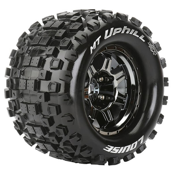 Louise RC MT-Uphill 1:8 Sport 1/2&quot; Offset Hex 17mm Black Chrome (L-T3322BCH)